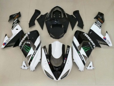 Meilleurs Carénages Moto Kawasaki ZX10R 2004-2005 - Vert Rouge Noir