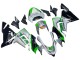 Carénages Moto Kawasaki ZX10R 2004-2005 - Vert Argent Noir 69