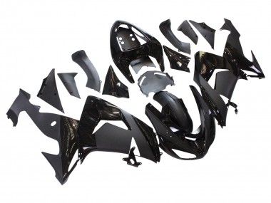 Meilleurs Carénages Moto Kawasaki ZX10R 2006-2007 - Noir Mat Noir Brillant