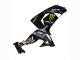 Carénages Moto Kawasaki ZX10R 2006-2007 - Gris Jaune Noir Brillant Monstre Elf