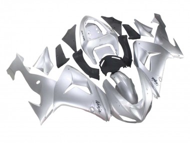 Meilleurs Carénages Moto Kawasaki ZX10R 2006-2007 - Argent Noir Ninja
