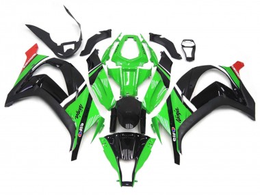 Meilleurs Carénages Moto Kawasaki ZX10R 2011-2015 - Vert Noir Blanc Rouge