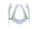 Carénages Moto Kawasaki ZX10R 2011-2015 - Blanc Vert Bande Noir Ninja