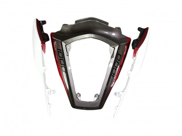 Carénages Moto Kawasaki ZX10R 2011-2015 - Blanc Noir Brillant Noir Mat Rouge