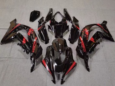 Meilleurs Carénages Moto Kawasaki ZX10R 2016-2020 - Noir Brillant Rouge