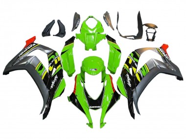 Meilleurs Carénages Moto Kawasaki ZX10R 2016-2020 - Vert Rouge Gris