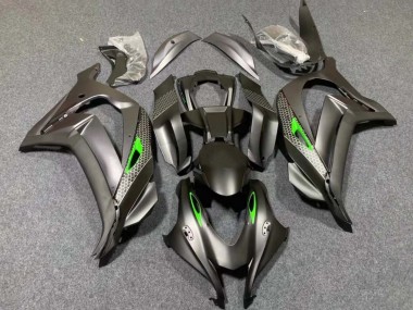 Meilleurs Carénages Moto Kawasaki ZX10R 2016-2020 - Noir Mat Vert Rayon de Miel