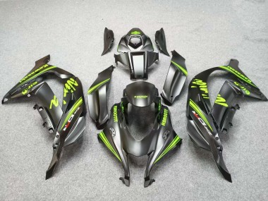 Meilleurs Carénages Moto Kawasaki ZX10R 2016-2020 - Noir Mat Vert