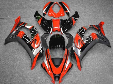 Meilleurs Carénages Moto Kawasaki ZX10R 2016-2020 - Rouge Argent Noir Brillant