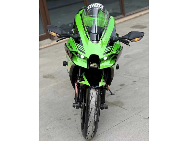 Carénages Moto Kawasaki ZX10R 2021-2026 - Vert Noir Brillant