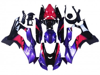 Meilleurs Carénages Moto Kawasaki ZX10R 2021-2025 - Rouge Noir Violet Blanc