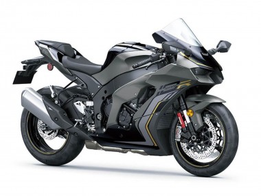 Meilleurs Carénages Moto Kawasaki ZX10R 2021-2025 - Noir Gris Or