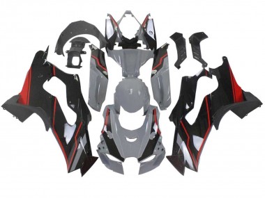 Meilleurs Carénages Moto Kawasaki ZX10R 2021-2025 - Gris Noir Rouge