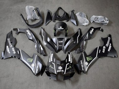 Meilleurs Carénages Moto Kawasaki ZX10R 2021-2025 - Noir Brillant Vert Blanc Elf Neige Monstre