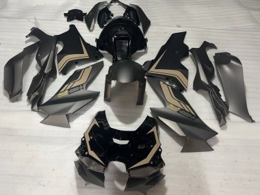 Meilleurs Carénages Moto Kawasaki ZX10R 2021-2025 - Noir Mat Noir Brillant Brun