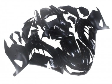 Meilleurs Carénage Moto Kawasaki ZX14R ZZR1400 2012-2024 - Noir Brillant Noir Mat Blanc Ninja