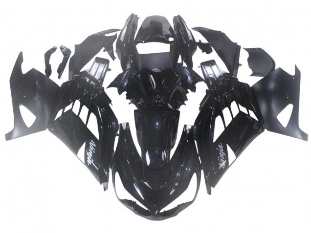 Carénage Moto Kawasaki ZX14R ZZR1400 2012-2024 - Noir Brillant Noir Mat Blanc Ninja