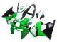 Carénages Moto Kawasaki ZX6R 1998-1999 - Vert Blanc Noir Brillant