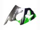Carénages Moto Kawasaki ZX6R 1998-1999 - Vert Blanc Bleu Foncé Argent