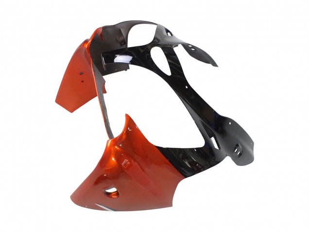 Carénages Moto Kawasaki ZX6R 2000-2002 - Orange Noir