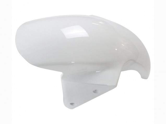 Carénages Moto Kawasaki ZX6R 2003-2004 - Blanc Noir Décalque