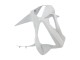 Carénages Moto Kawasaki ZX6R 2003-2004 - Blanc Noir Décalque