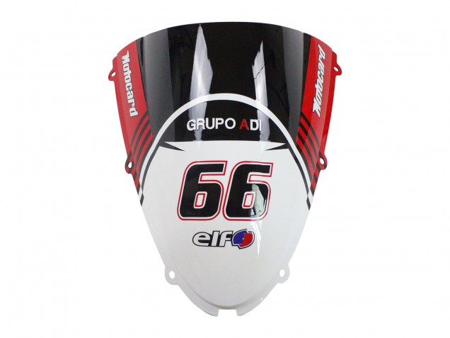 Carénages Moto Kawasaki ZX6R 2005-2006 - Vert Rouge Noir Elf 66
