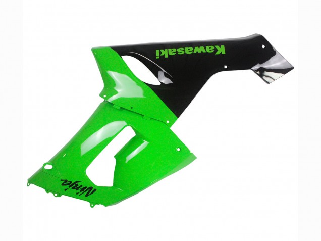 Carénages Moto Kawasaki ZX6R 2005-2006 - Vert Noir Ninja