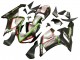 Carénages Moto Kawasaki ZX6R 2005-2006 - Noir Argent Vert Rouge K-26