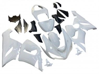 Meilleurs Carénages Moto Kawasaki ZX6R 2005-2006 - Blanc