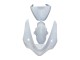Carénages Moto Kawasaki ZX6R 2005-2006 - Blanc