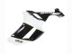 Carénages Moto Kawasaki ZX6R 2007-2008 - Noir Blanc Ninja