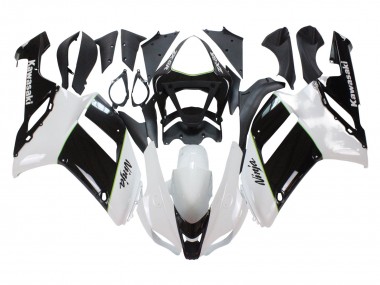 Meilleurs Carénages Moto Kawasaki ZX6R 2007-2008 - Noir Blanc Ninja