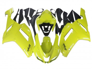 Meilleurs Carénages Moto Kawasaki ZX6R 2007-2008 - Jaune Ninja