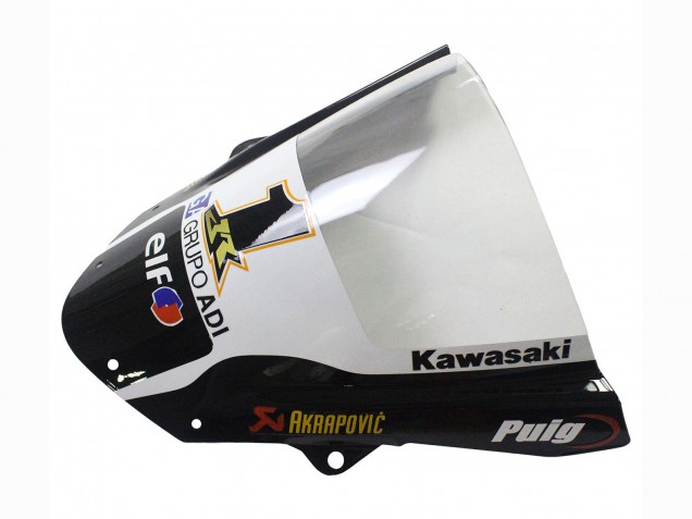 Carénages Moto Kawasaki ZX6R 2009-2012 - Vert Noir Brillant Jaune Blanc Rouge Elf Monstre