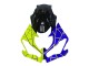 Carénages Moto Kawasaki ZX6R 2019-2022 - Bleu Jaune