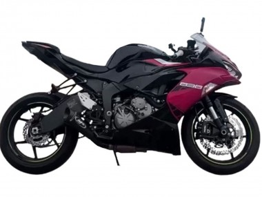 Meilleurs Carénages Moto Kawasaki ZX6R 2019-2022 - Noir Brillant Rose Ninja