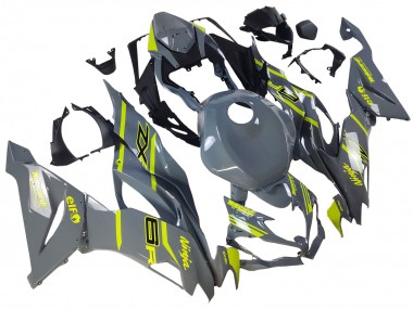 Meilleurs Carénages Moto Kawasaki ZX6R 2019-2022 - Nardo Gris Jaune