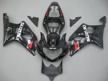Meilleurs Carénages Moto Suzuki GSXR1000 2000-2002 - Noir Brillant