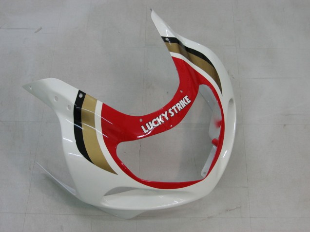 Carénages Moto Suzuki GSXR1000 2000-2002 - Blanc Rouge Lucky Strike