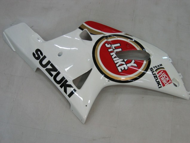 Carénages Moto Suzuki GSXR1000 2000-2002 - Blanc Rouge Lucky Strike