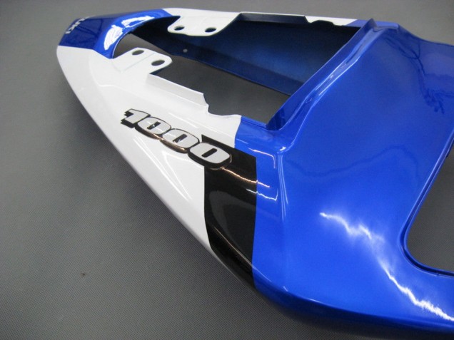Carénages Moto Suzuki GSXR 1000 2003-2004 - Bleu Blanc Noir