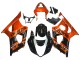 Carénage Moto Suzuki GSXR 1000 2003-2004 - Burnt Orange Noir Brillant