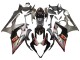 Carénage Moto Suzuki GSXR 1000 2005-2006 - Argent Noir Rouge