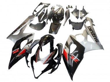 Meilleurs Carénage Moto Suzuki GSXR 1000 2005-2006 - Noir Gris Rouge