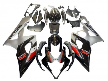 Meilleurs Carénage Moto Suzuki GSXR 1000 2005-2006 - Noir Gris Rouge