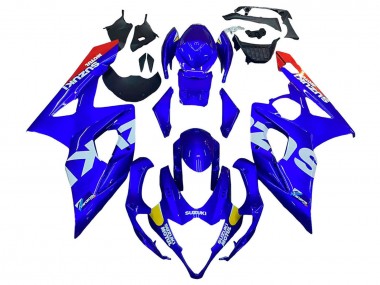 Meilleurs Carénages Moto Suzuki GSXR 1000 2005-2006 - Bleu Jaune Blanc Rouge Motul