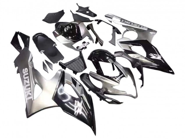 Carénages Moto Suzuki GSXR 1000 2005-2006 - Noir Brillant Gris
