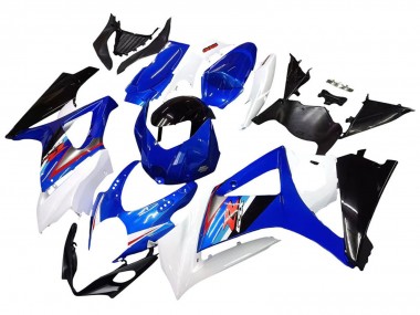 Meilleurs Carénages Moto Suzuki GSXR 1000 2007-2008 - Blanc Bleu Noir Rouge