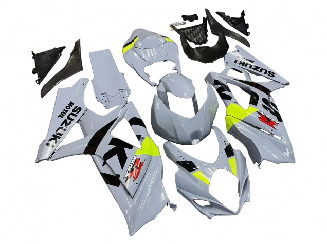 Carénages Moto Suzuki GSXR 1000 2007-2008 - Gris Clair Vert Noir